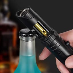 New Multifunctional Red Flame Jet Gas Igniter Windproof Portable Turbo Torch Lighter for Men's Gifts Cigarette Accessories