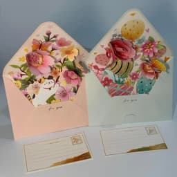 Greeting Card Flowers Cat Pop Up Card 3D Greeting Cards for Birthday, Anniversary, Thank You, Thanksgiving, Christmas, Get Well,