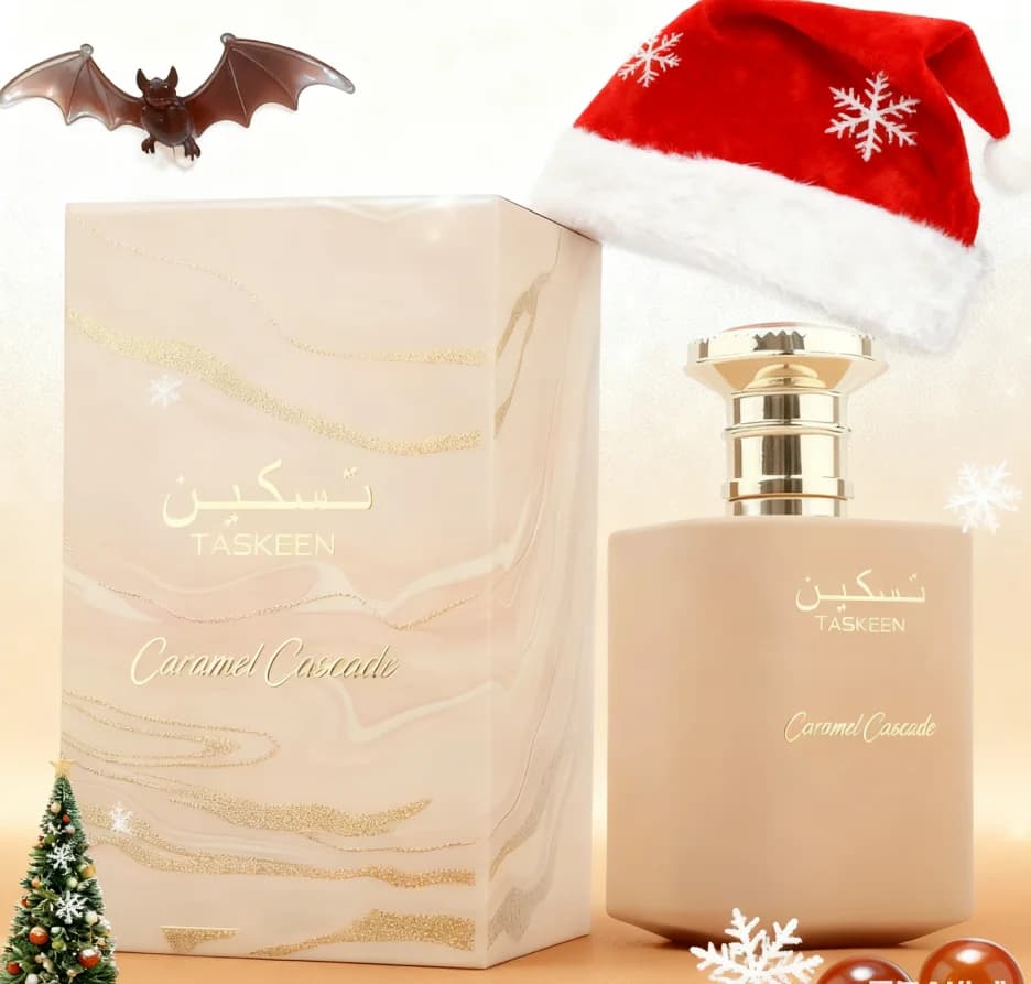 Paris Corner Taskeen Caramel Cascade is a warm and sweet delicacy neutral perfume 3.4oz100ml