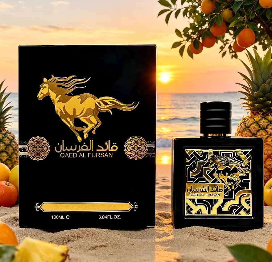 QAED AL FURSAN Neutral perfume Middle East Arab perfume 3.4oz100ml, lasting fragrance, suitable for any venue