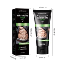 East Moon 60ml Men's ABS Cream Sweating Profusely Tightening Abdomen Enhance Muscle Lines Shaping Strengthen Fitness ABS Cream
