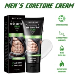 East Moon 60ml Men's ABS Cream Sweating Profusely Tightening Abdomen Enhance Muscle Lines Shaping Strengthen Fitness ABS Cream