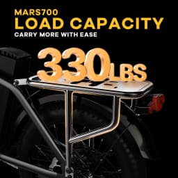 Cybervelo 1000W Electric Bike for Adults 48V 20.8Ah Large Removable Battery Foldable 20 Inch Fat Tire Urban Commuting Mars700