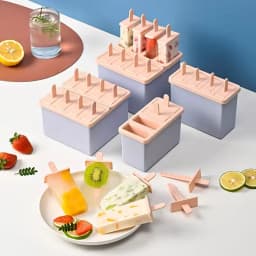 Popsicle/Sorbet Mold Popsicle Making Frozen Ice Box Lid Homemade Ice Cream Artifact kitchen things gadgets kitchen items