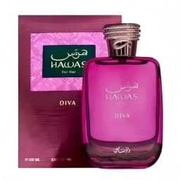 Hawas For Her Diva Eau de Parfum 100ml 3.38fl.oz Women Floral Fruity Long Lasting Fragrance