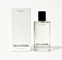 Salt & Stone Sandalwood & Vetiver Men's & Women's Perfume Glycerin & Red Algae Moisturizing Fragrance | Vegan, Non-Irritating 100ml