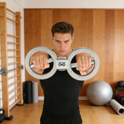 Forearm Exercise Equipment, Adjustable Burn Machine Arm Trainer 8-15 Lbs, 360° Rotator Arm Workout for Upper Body Strength & Flexibility