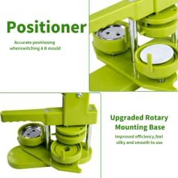 Button Maker Machine, 32mm Installation-Free DIY Pin Button Maker Press Machine Kit Unique Design Easy to Operate