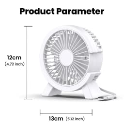 Mini USB Rechargeable Table Fan Portable USB Small Fan Fan For Student Dormitory Computer Summer Gadget Home Desk Office