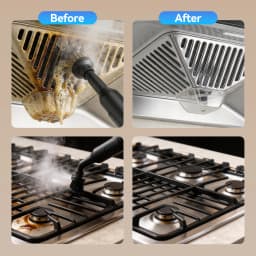 Multi-Surface Handheld Steam Cleaner High Temperature Deep Cleaning with Multiple Accessories for Home Kitchen Floor Window Car Seat Carpet Tile