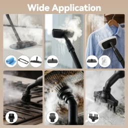 Multi-Surface Handheld Steam Cleaner High Temperature Deep Cleaning with Multiple Accessories for Home Kitchen Floor Window Car Seat Carpet Tile