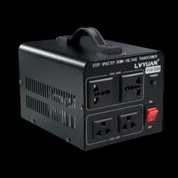 Lvyuan Voltage Converter Transformer 700VA/3500VA/6000VA Heavy Duty Step Up/Down Transformer with US&UN Outlet 5V USB Port