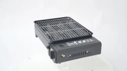 Portable Camping Grill Gas Stove, Butane Gas Burning Grill, Barbecue Grill Cooker for Ooutdoor Grilled Meat, Vegetables