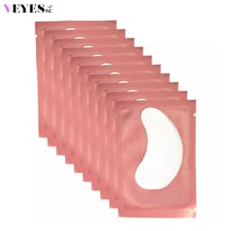 Veyes Inc Eyelash Extensions Under Eye Pads Colorful 50 Pcs Veyelash Eye Patches Gentle Moisturizing Wholesale for Makeup