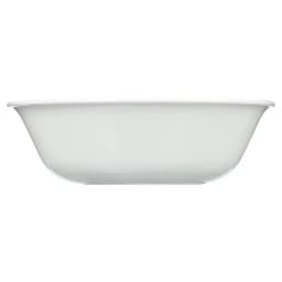 Madeline Embossed White Soup Cereal Bowls Lightweight Microwave Dishwasher Safe Triple Layer Strong Chip Crack Resistant