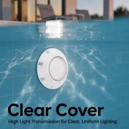 Swimming Pool RGB LED Pool Lights IP68 Waterproof AC12V 2500lm 45W RGB LED Pool Light with Remote Control