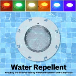 Swimming Pool RGB LED Pool Lights IP68 Waterproof AC12V 2500lm 45W RGB LED Pool Light with Remote Control