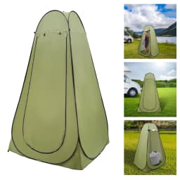Portable Toilet Tent for Hiking Outdoor Camping Privacy Shelter Waterproof 1.2×1.2×1.9m for Hiking Picnics Fishing Camping