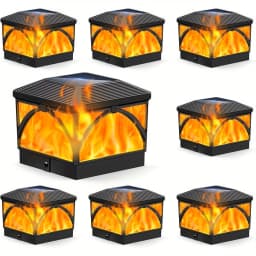 Outdoor Waterproof Villa Gate Fence Light Solar Light Outdoor Villa Column Lamp Fence Gate Pillar Head Led Lamp For House Garden