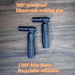 HONEST Gas Lighter Jet Butane Cigar Lighter Windproof Kitchen Tube Barbecue Metal Jewelry Welding Lighter Outdoor Gadgets ForMen