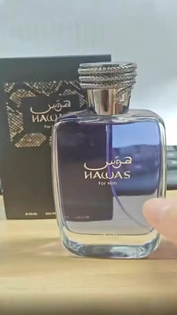 Hawas Men's Cologne – Eau De Toilette Spray 100ml (3.4oz), Premium Arab Perfume