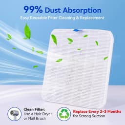 Makartt Nail Dust Collector - Professional Powerful Suction Larina Dust Collector Nail Tech LED Display, Adjustable Speed