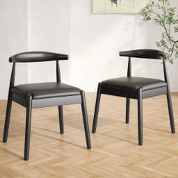 Dining Chairs Set of 2, Mid-Century Modern Kitchen & Dining Room Chairs with Solid Wood Legs, for Home