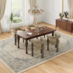 Farini Set of 2 Upholstered Bouclé Dining Arm Chairs, Modern Accent Chairs with Cushioned Seat & Back, for Living Room