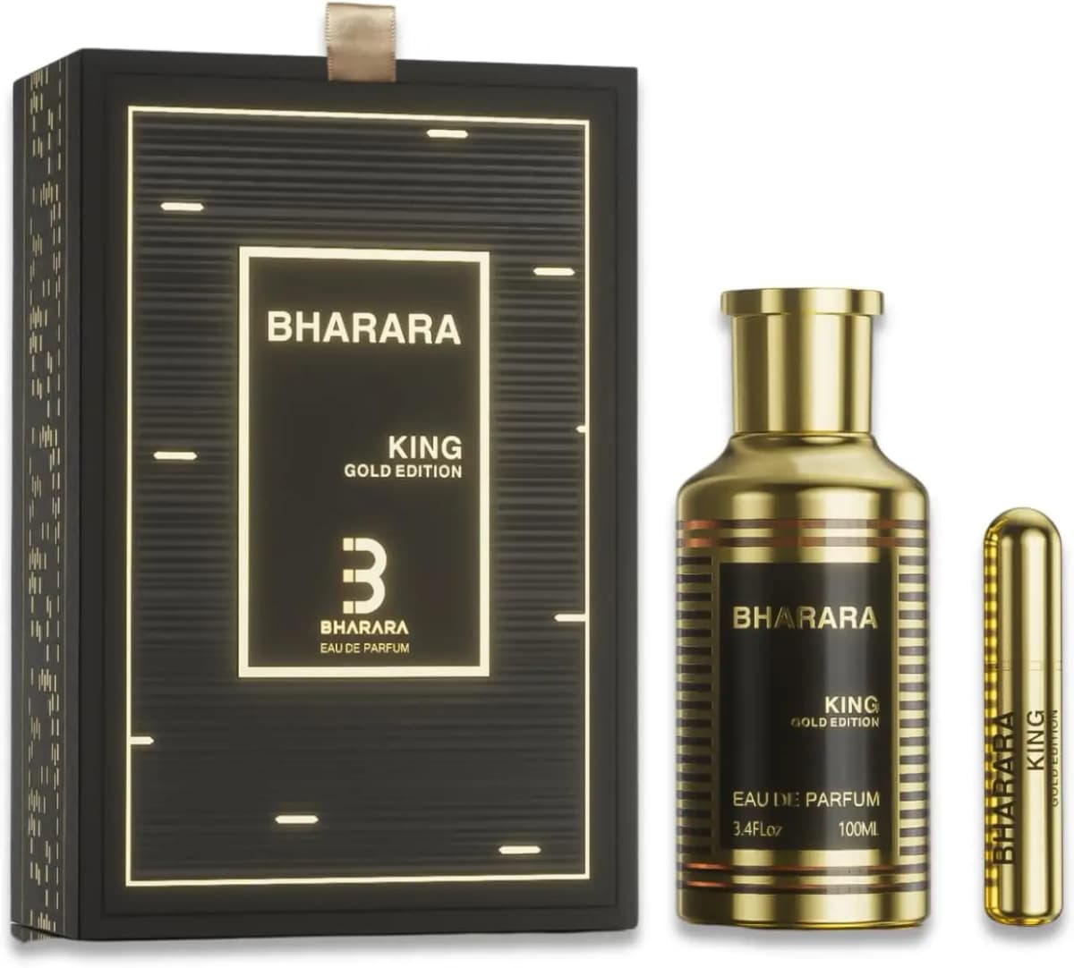 Bharara King Gold Edition Eau De Parfum 3.4 Fl oz / 100 ml
