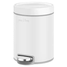 mVm Foot-operated trash can, 3L/5L/12L/20L/30L,  suitable for kitchens, living rooms, bathrooms, offices, round design.