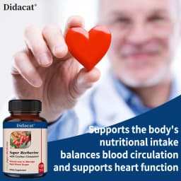 Berberine Capsules, with Ceylon Cinnamon, Energy, Heart & Metabolism Support, Balance Blood Sugar Levels