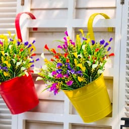 10/20 Pcs Indoor/Outdoor Calla Lily Artificial Flowers, Colorful UV-resistant Plastic Material for Home Garden, Planters, Porch