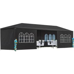 10x30' Wedding Party Canopy Tent Outdoor Gazebo with 8 Removable Sidewalls