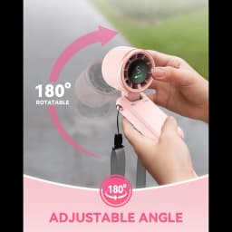 Portable Handheld Turbo Fan, 5000mAh Battery Operated, Up To 12 Working Hours, 5 Gear Wind, LED Display, 180-Degree Foldable, 3-In-1 Hand Fan, Rechargeable Stylish Fan With Air-Turbo-Tech Cooling For Outdoor Activities,(Green)