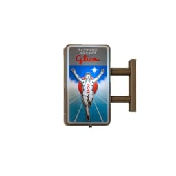 1pcs Dotonbori Glico 711 Lake Kawaguchi-ko Town Lawson Advertising Store Sign Lightboard Photo Spot Fridge Magnet Sticker
