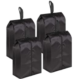 2 or 4 Pack Portable Nylon Waterproof Shoe Storage Bags with Zipper Closure for Men and Women Travel or Family Item Organize
