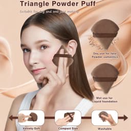 54PCS Makeup Tools: 30PCS Brush Set + 10PCS Makeup Sponges + 10PCS Powder Puffs + 4PCS Tools