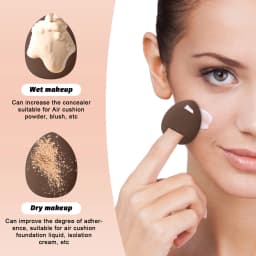 54PCS Makeup Tools: 30PCS Brush Set + 10PCS Makeup Sponges + 10PCS Powder Puffs + 4PCS Tools