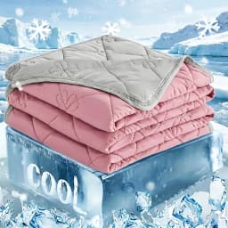 Comfort Solid Diamond Quilted Coverlet Light Blanket All Season Quilt Bedspread Breathable Skin Friendly Gift for Women