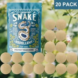 Snake Repellent for Yard, Snake Away Repellent for Outdoors, Pet Safe Snakes Repellent, Garden Snake Deterrent, Keep Snakes Out of Backyard, Garage, House-20 Balls