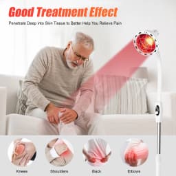 275W Infrared Light Lamp, Skin Lamp, Body Pain Relief, and Skin Smooth 360 ° for Homes, Massage Parlors