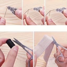 Multi - scenario Sewing Kit for Home Travel Emergency, Large Storage Box with Complete Tools & Durable Color Threads