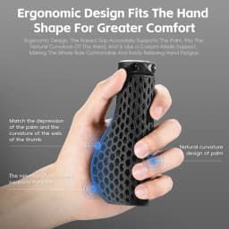 WEST BIKING 3D Printed Bicycle Grips Shock Absorption Mountain Bike Handlebar Cover Professional MTB Ergonomic Handle Grips