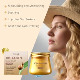 Snail Collagen Face Cream Moisturizing Enhance Skin Elasticity Massage Nourishing Smoothing Reduce Dryness Firming Face Cream