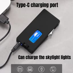 Metal Ultra Wide Open Flame Gas Lighter Can Be Shaken with Gravity Sensing Ignition Personalized Portable Unusual Lighter Gift