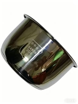 Rice Cooker Inner Bowl Compatible With Zojirushi NS-WAC10 NS-TGQ10 NS-WXQ10 NS-TSC10, 304 Stainless Steel Replacement Inner Pot(