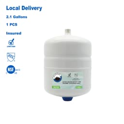 KING SMART 2.1 Gallon Water Heater Safety Tank, Leak Proof Thermal Expansion Tank CUPC NSF Low Lead certified, 1pcs/case; 80101