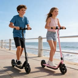 Electric Scooter for Kids, 250W Motor, Max Speed 9 MPH, 6.5" Kick Scooter, 3 Speed Modes, LED Display, Max Load 155LBS