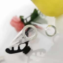 7 pcs Clear/Color Glass Beverage Straw, 4-Inch Reusable, Used For Coffee and Beverage, Cocktails, Wine Consumption