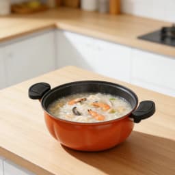 8L Pumpkin-Shaped Micro Pressure Cooker, Non-Stick Pressure Pot with Transparent Lid, Small Gas Pressure Cooker for Home Kitchen (Orange)